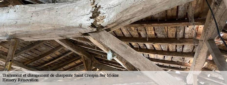 Traitement et changement de charpente  saint-crespin-sur-moine-49230 Hemery Rénovation 